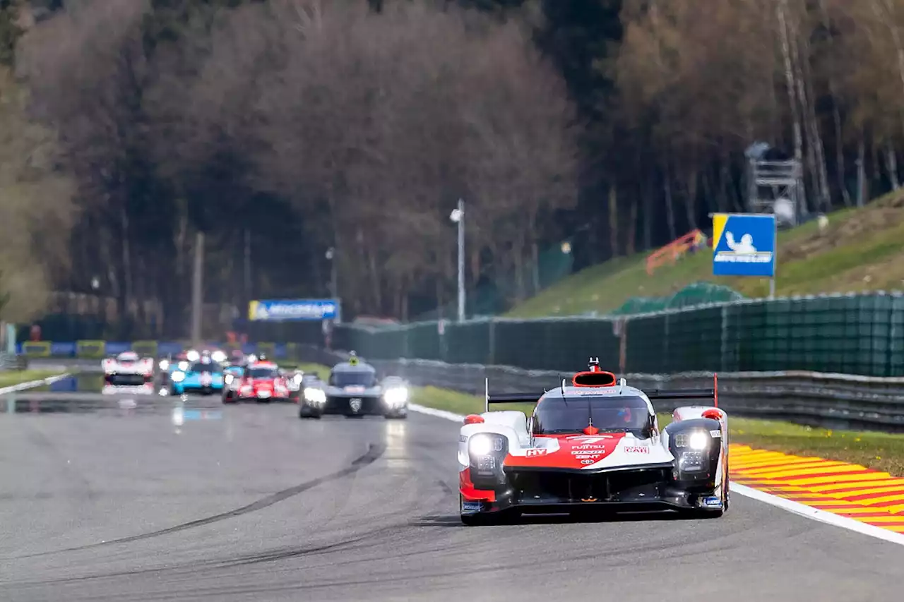 WEC Spa: Toyota beats Cadillac to fastest FP3 time on drying track