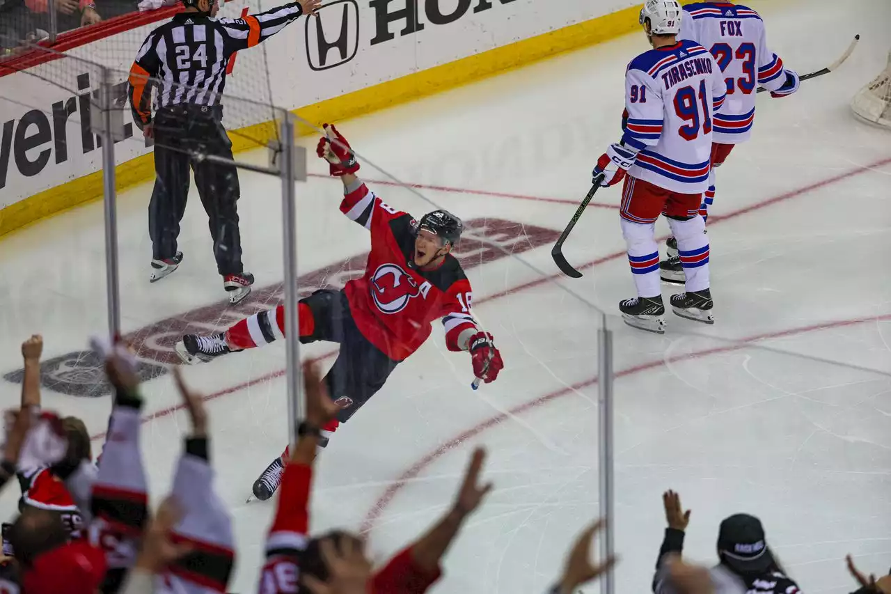 Devils dominate Rangers, 4-0, to reach the brink of amazing playoff series comeback victory