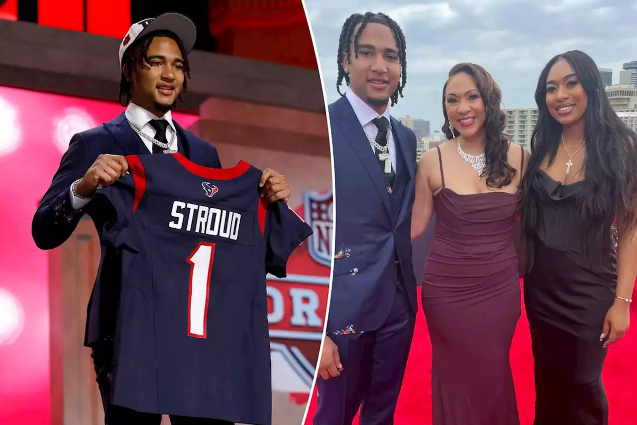 C.J. Stroud’s mom, sister are breakout stars of 2023 NFL Draft