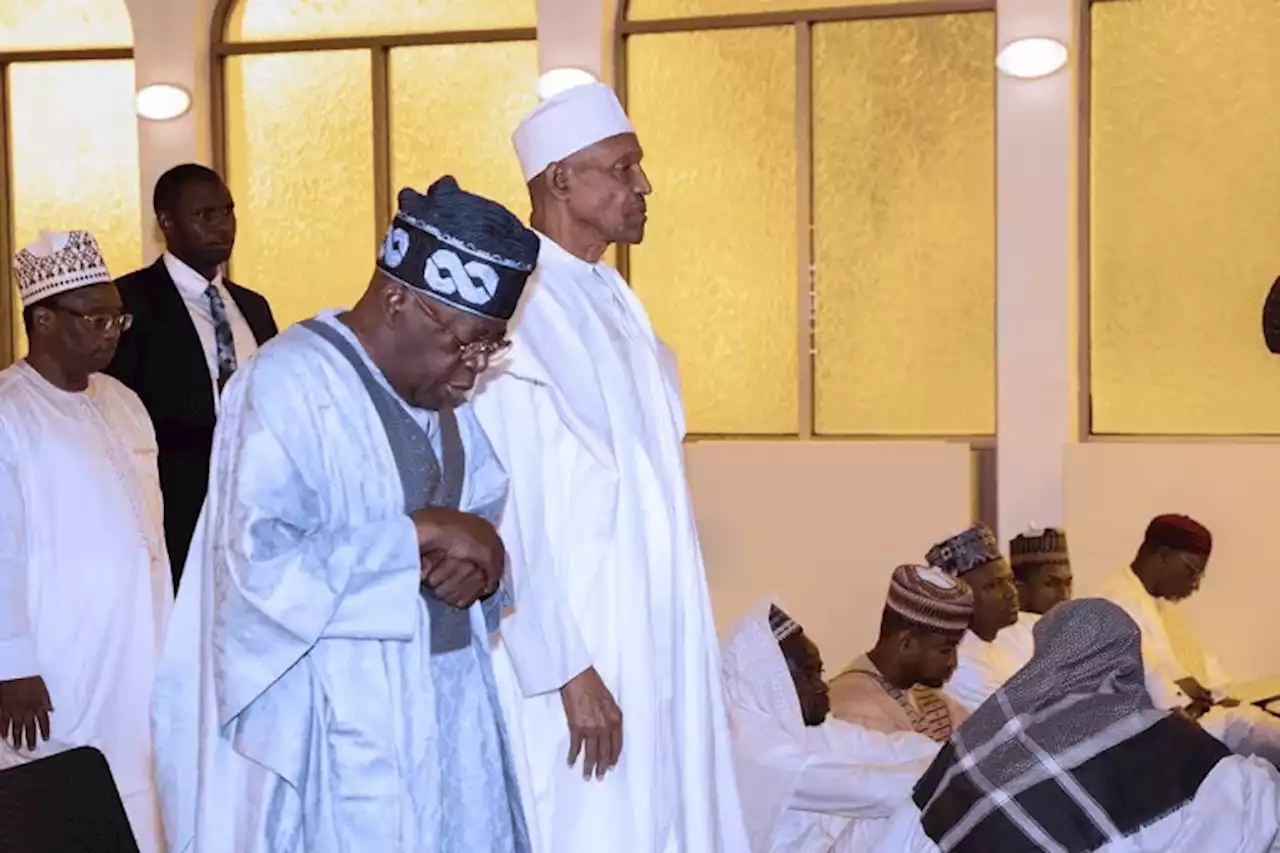 Tinubu joins Buhari, others for Jumat prayer at Aso Rock Mosque