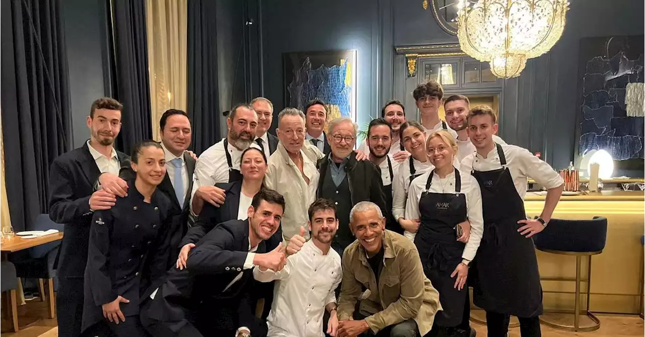 Obama, Spielberg and Springsteen delight Barcelona restaurant staff