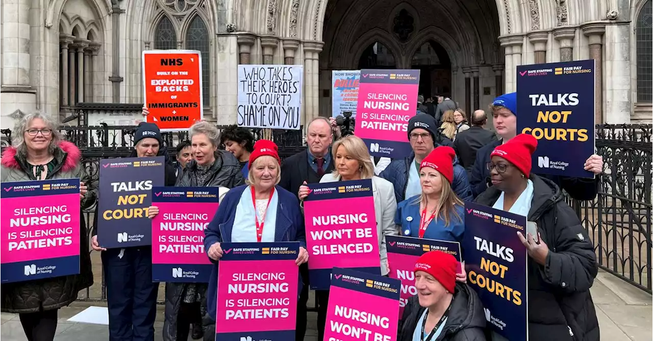 UK curbs nurses' strike after taking legal action against union