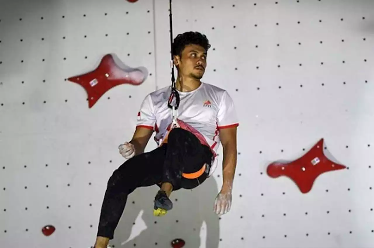 Veddriq Leonardo Sabet Emas di IFSC World Cup 2023 Korea Selatan