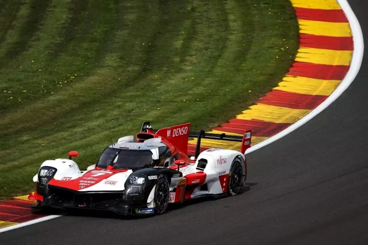 6h Spa: Toyota im nassen dritten Training vorne