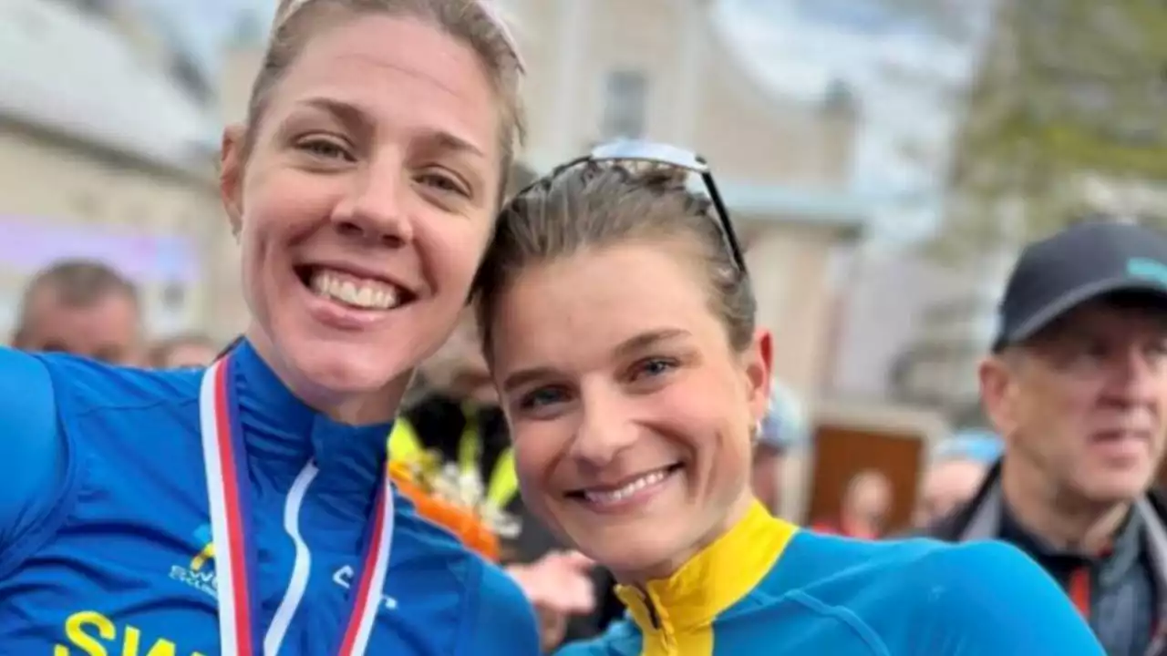 Cykel: Jenny Rissveds och Emilia Fahlin på pallen i Tjeckien