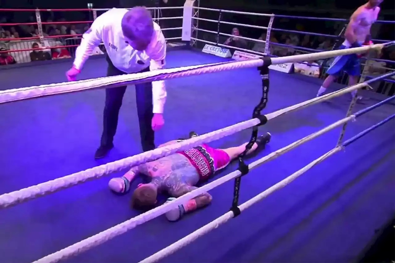 Italian YouTuber battered by 0-13 boxing journeyman, brutally faceplanted to the canvas