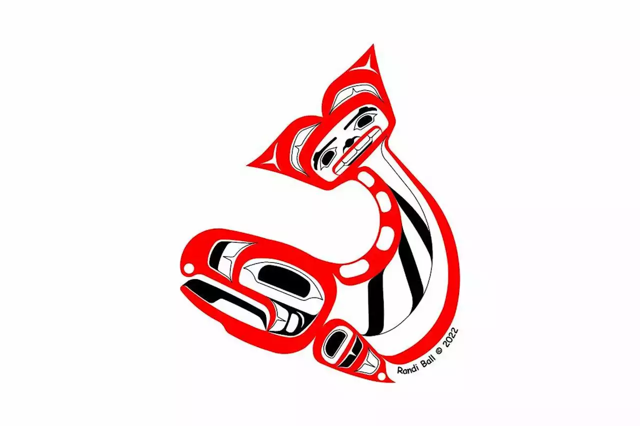 Skeena Salmon Arts Festival Society unveils 2023 logo by Indigenous artist Randi Ball - Terrace Standard