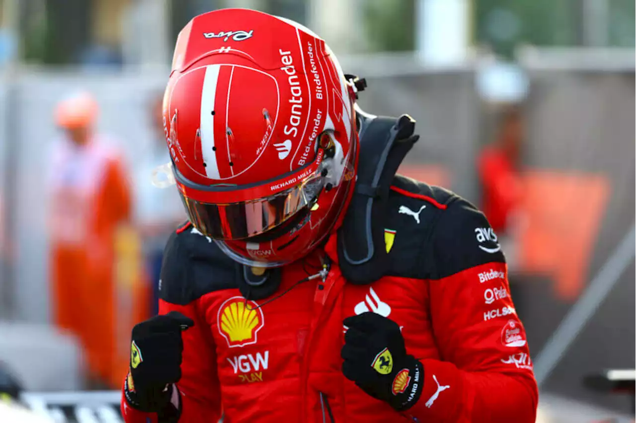 Leclerc's shock pole lifts Ferrari after a turbulent week: 'The whole team needed it'