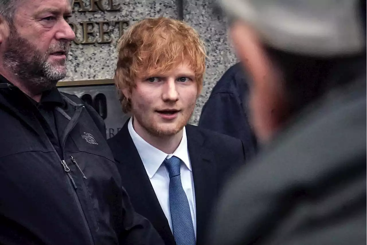 Ed Sheeran sang og spilte gitar i retten