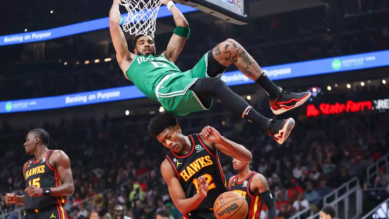 NBA playoffs: Boston Celtics survive wild Game 6, eliminate Atlanta Hawks