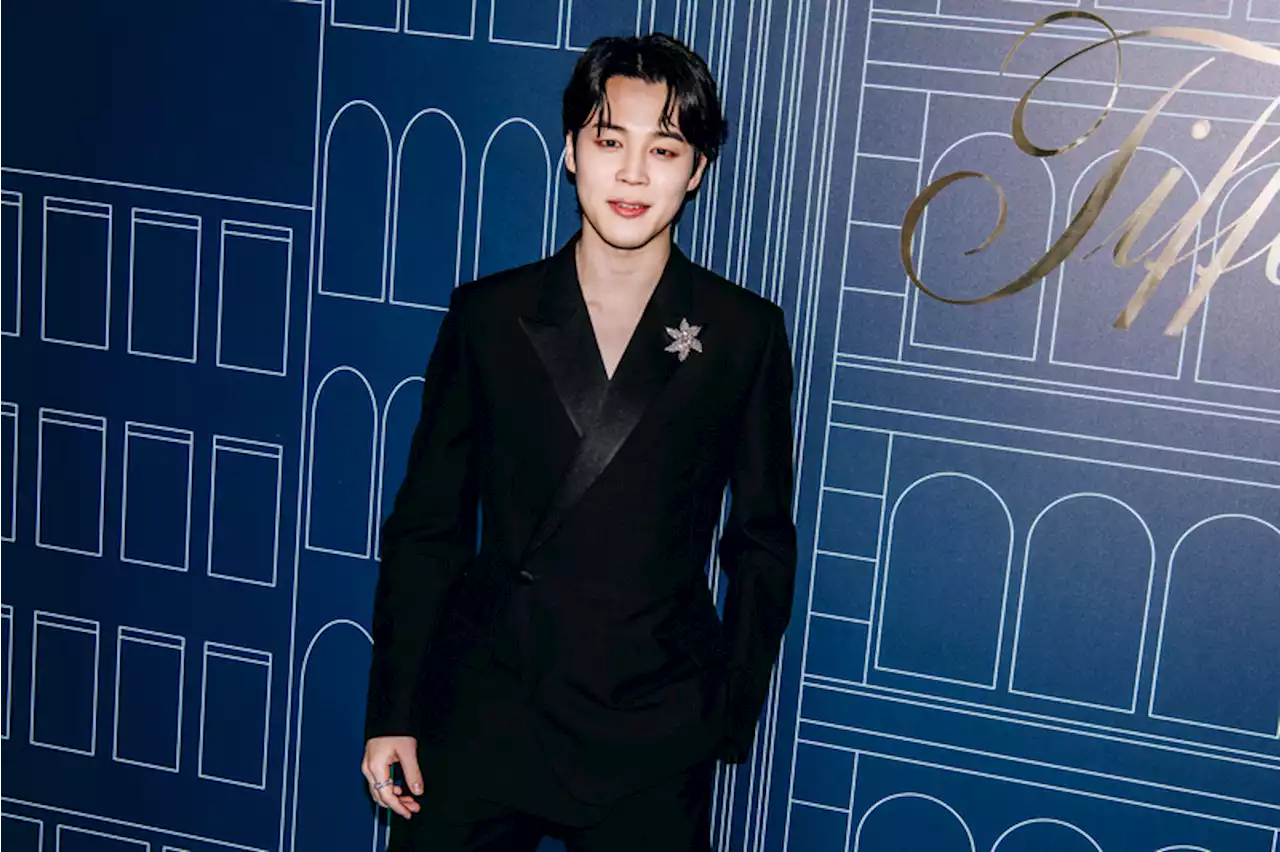 Jimin Suits Up in Dior With Dazzling Flower Brooch for Tiffany & Co.’s Star-studded NYC Flagship Store Reopening Event