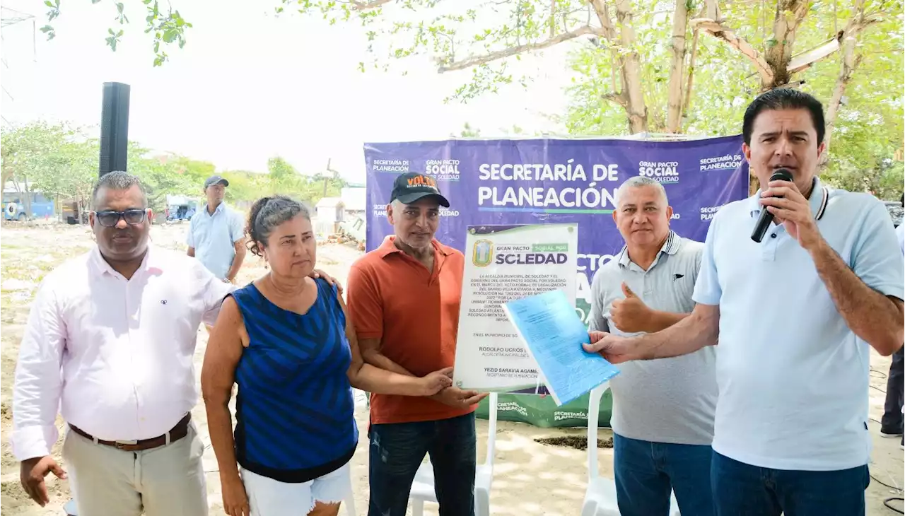 Villa Katanga II recibió título de ‘barrio legalizado’ en sus 26 años de fundado