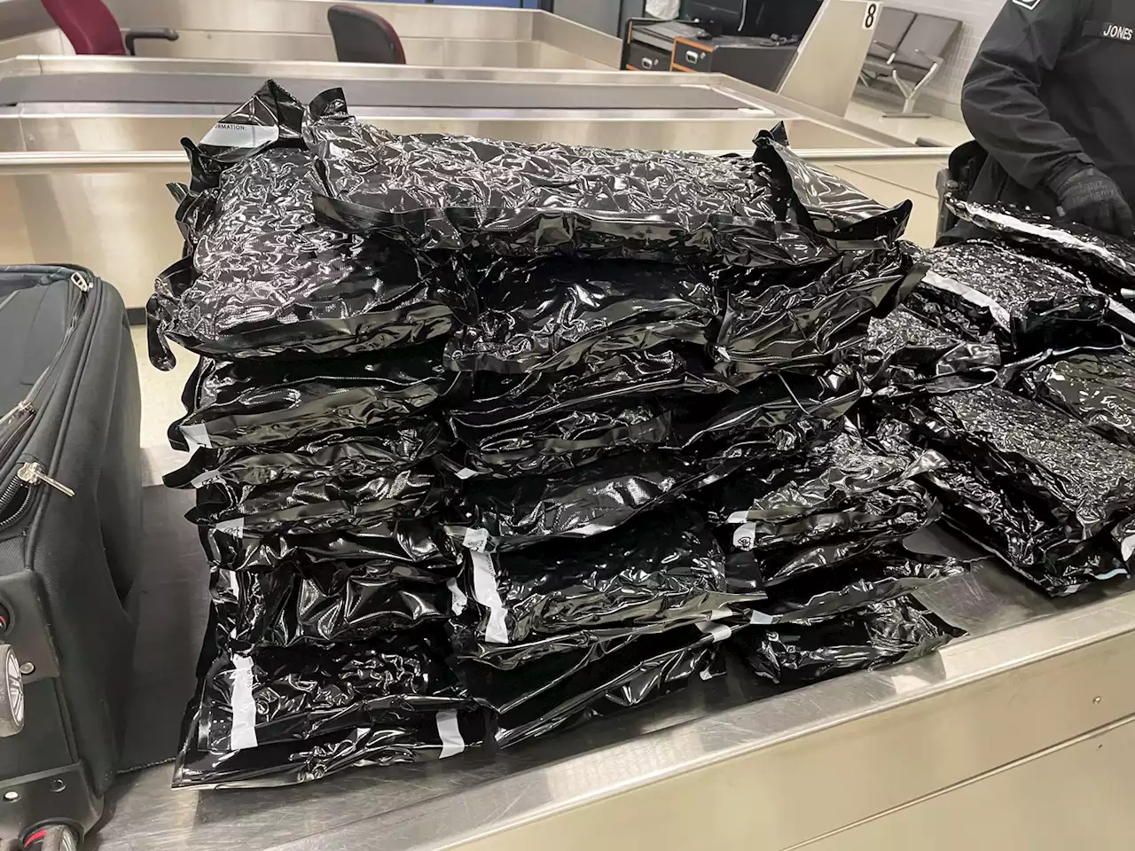 Officers seize 72 lbs. of marijuana from man's suitcases at Philadelphia International Airport