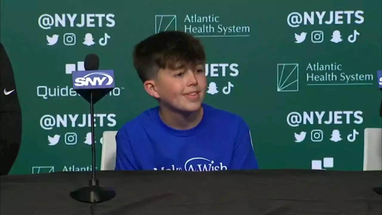 13-year-old who had bone cancer announces Jets NFL Draft pick