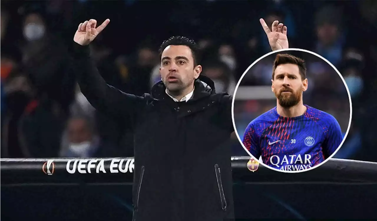 Xavi solo piensa en el regreso de Messi: La estrategia del DT catalán para convencer al '10'