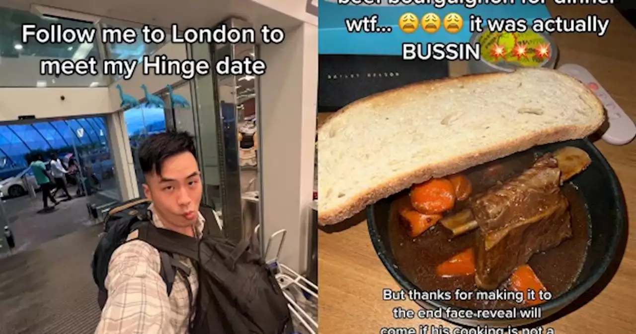 Un-Hinged love story: Singaporean flies 10,000km to London meet Hinge date