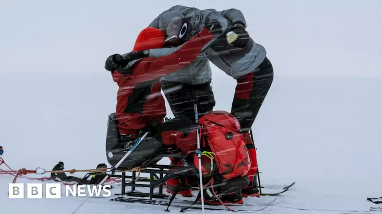 First disabled team crosses Europe's largest ice cap in just 11 days