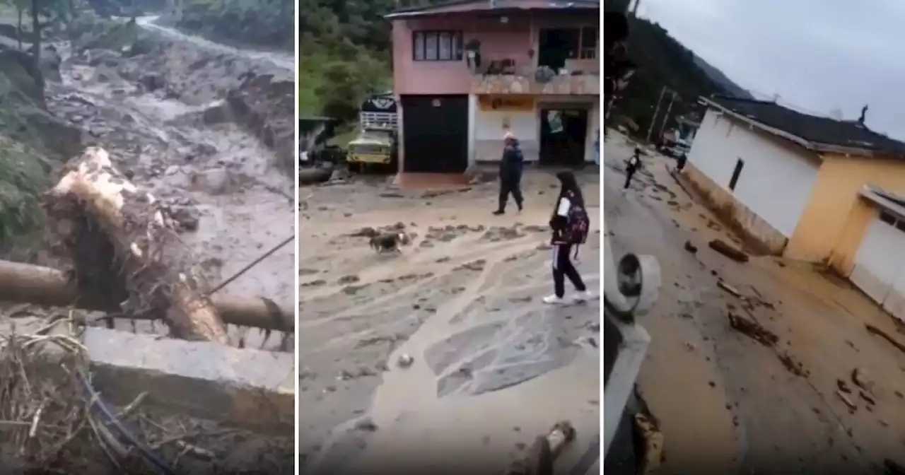 Avalancha de la quebrada El Manzano en Piedecuesta, Santander, dejó 1.500 afectados