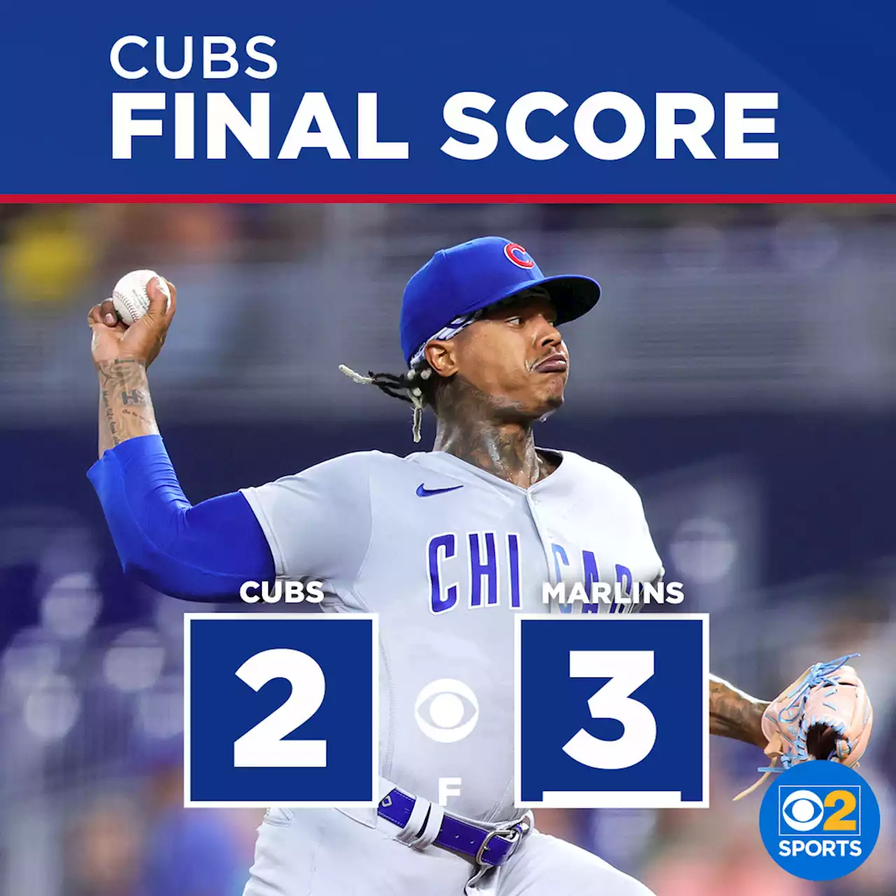 Strong start by Marcus Stroman, but Cubs lose to Marlins