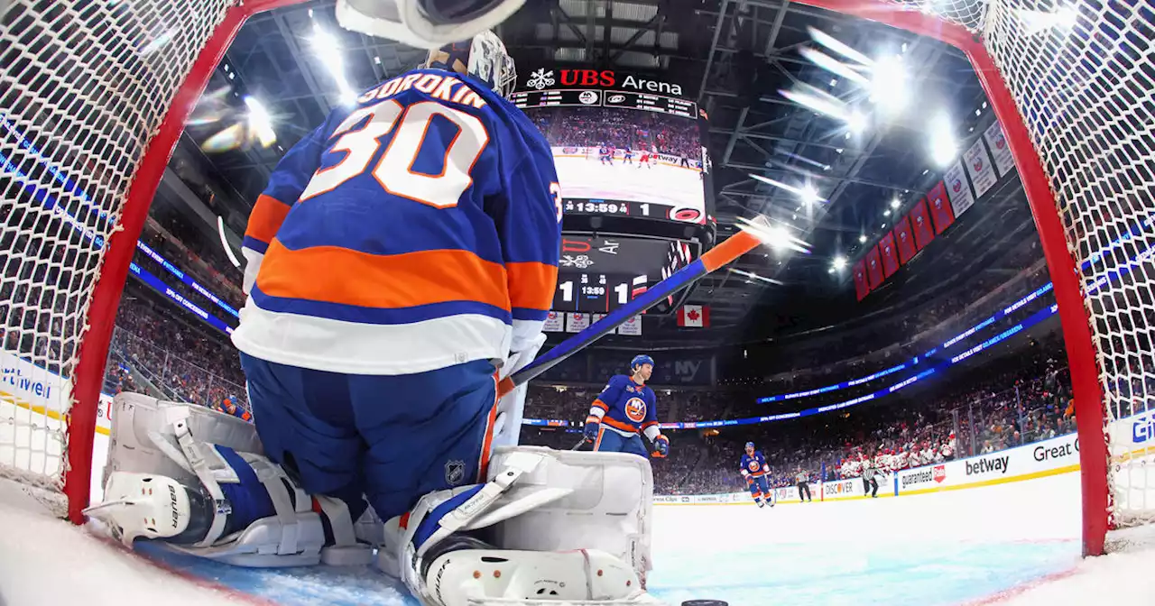 Islanders eliminated from playoffs as Stastny's OT goal sends Hurricanes into 2nd round