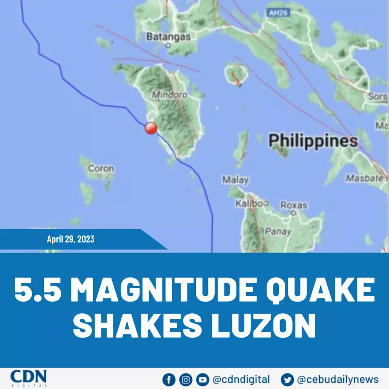 5.5 magnitude quake shakes Luzon