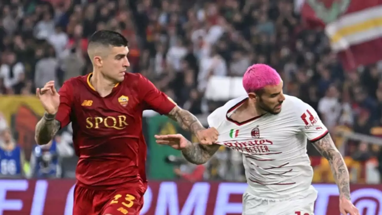 Saelemaekers snatches late draw for AC Milan at Roma