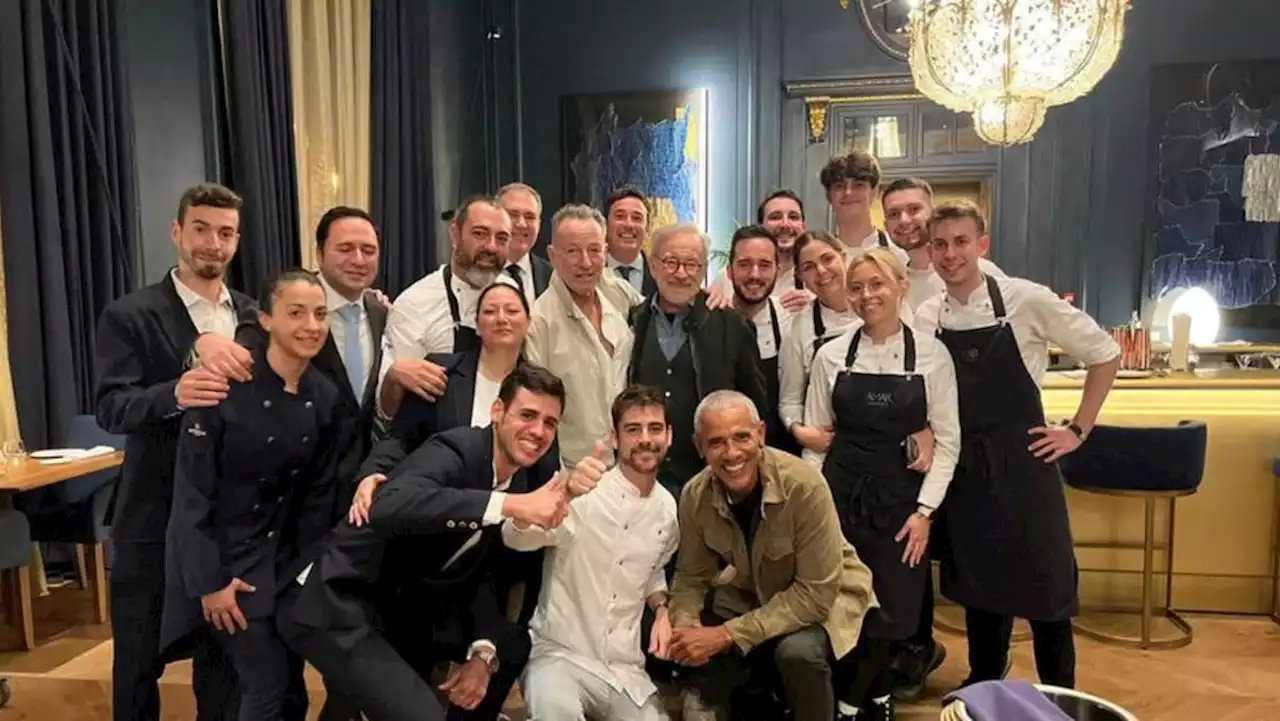 The Obamas, Steven Spielberg and Bruce Springsteen delight Barcelona restaurant staff