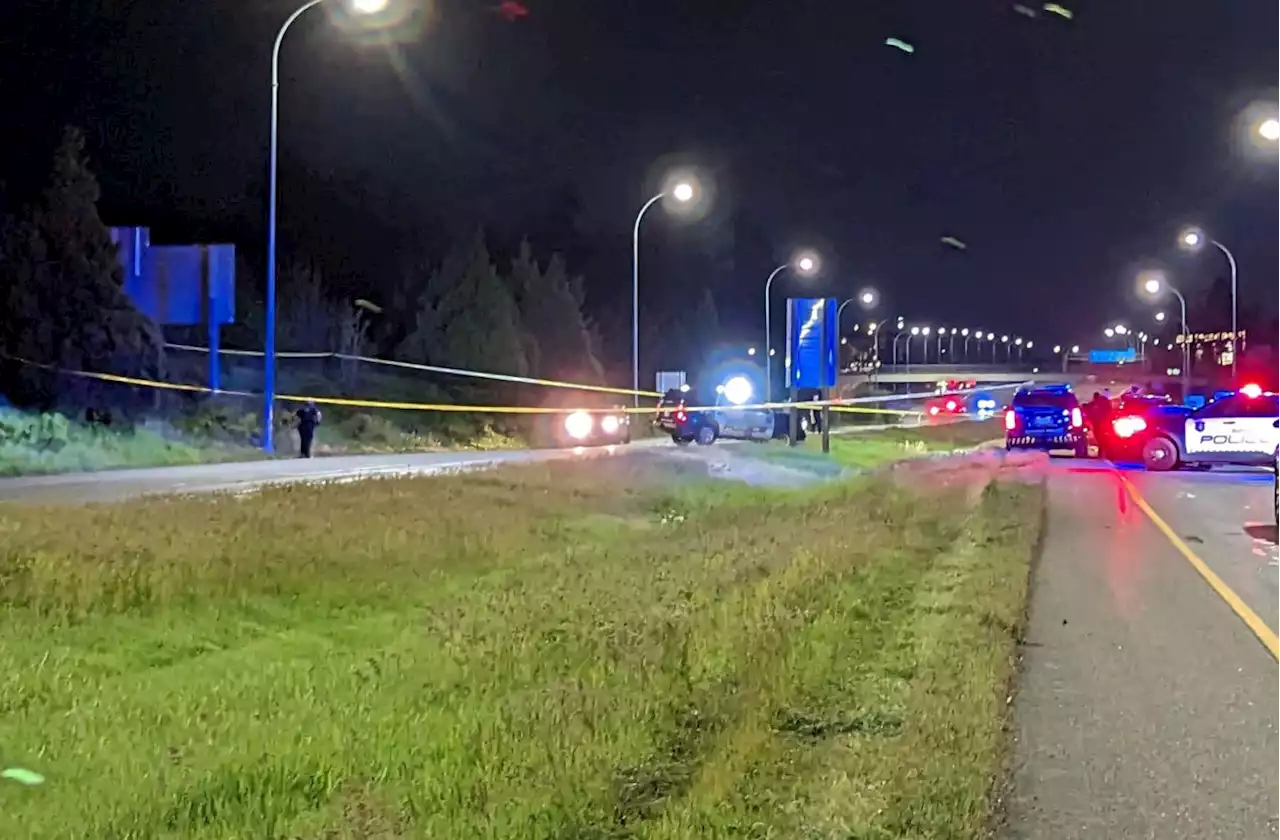 Section of Pat Bay Highway closed due to police incident in Saanich