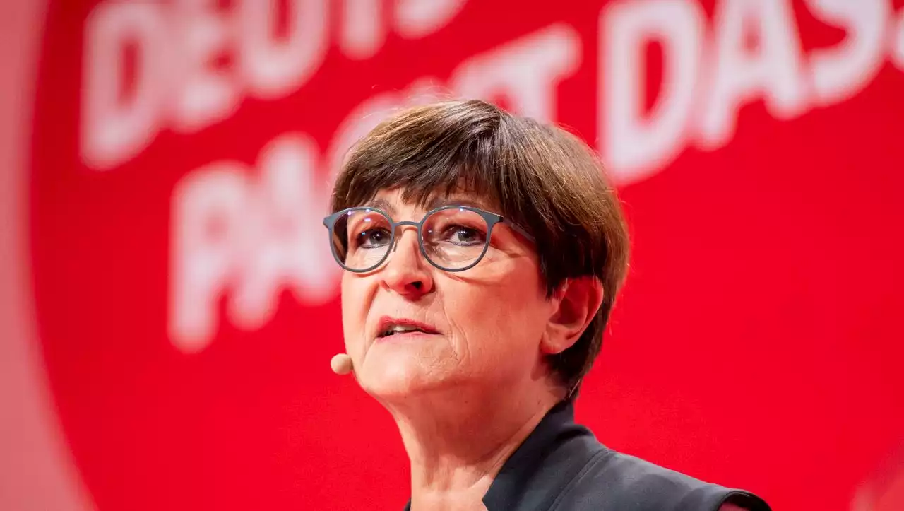 Saskia Esken: SPD-Chefin spricht sich für Viertagewoche aus