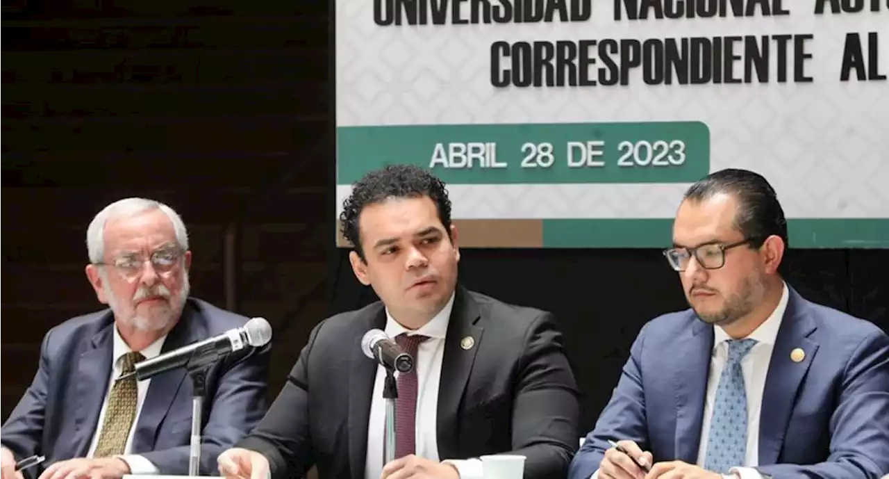 Rector de la UNAM entrega a diputados estados financieros del 2022