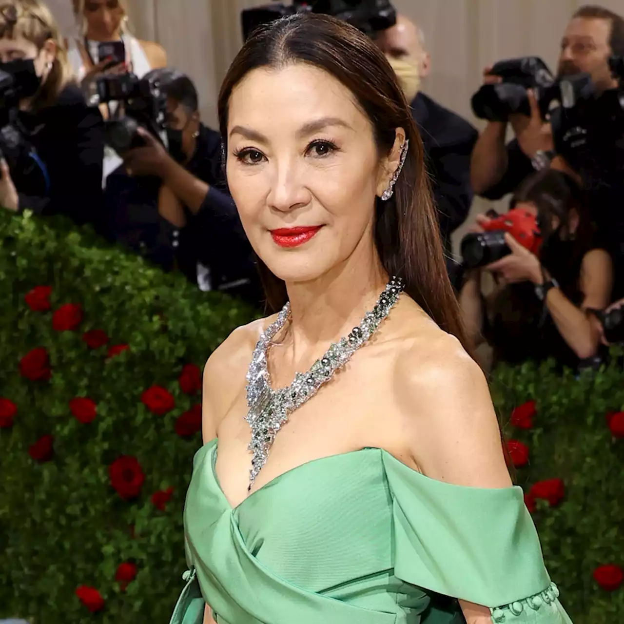 See the Magical First Photo of Michelle Yeoh on Wicked Set - E! Online