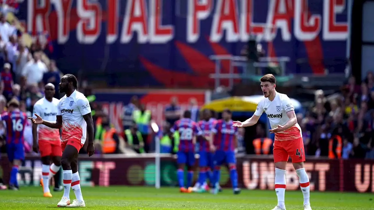 Crystal Palace 4-3 West Ham: Eagles win Premier League cracker to go above Chelsea