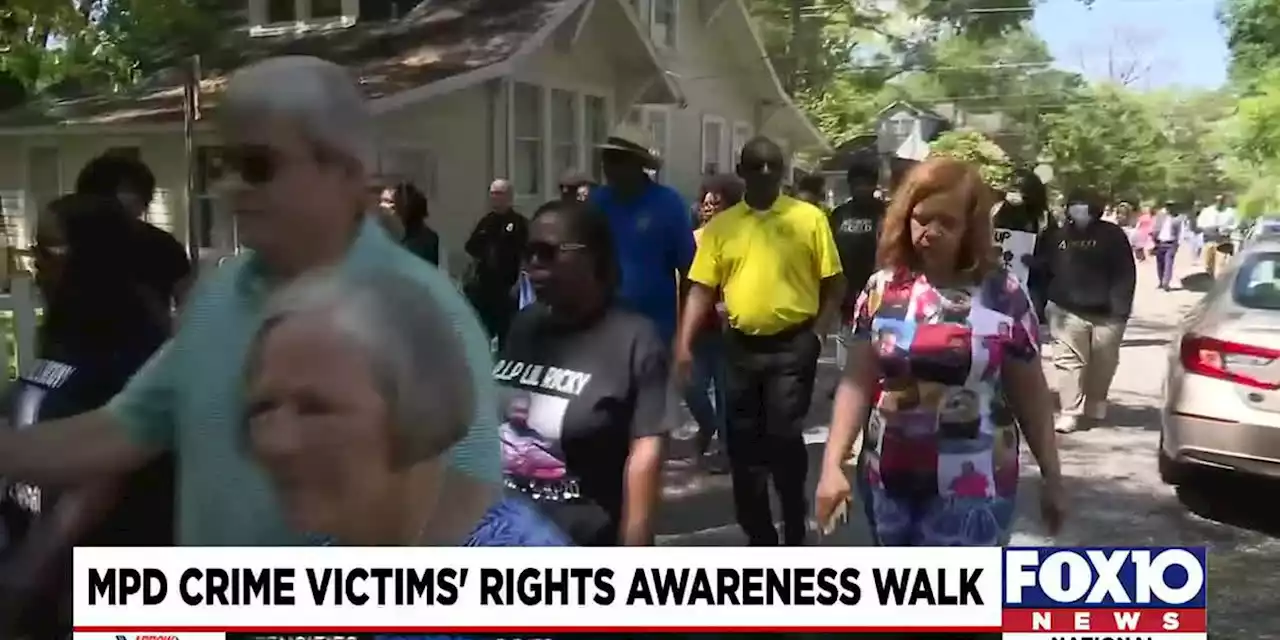 Mobile Police Department hosts annual crime rights walk