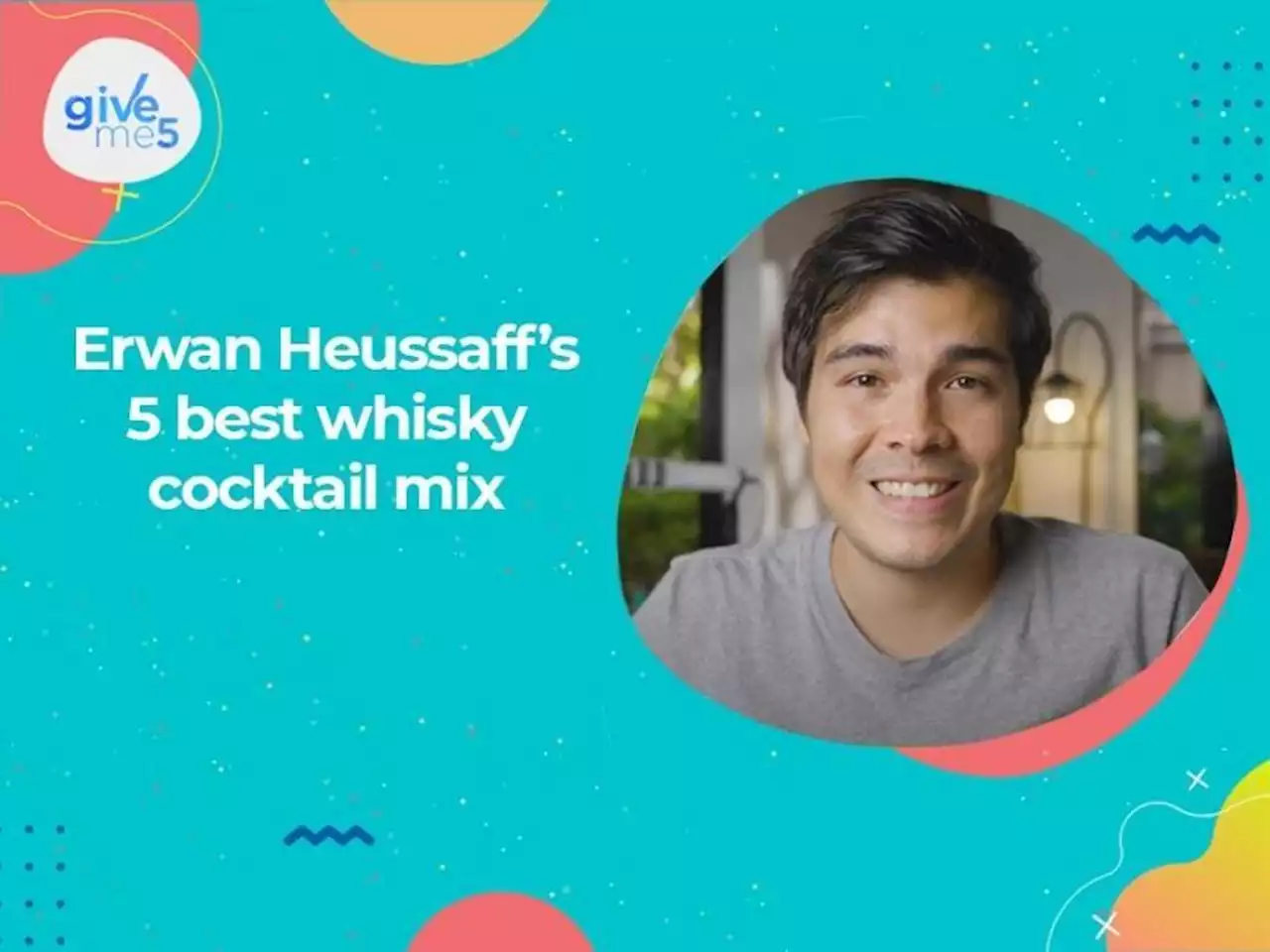 Give Me 5: Erwan Heussaff's 5 best whisky cocktail mix