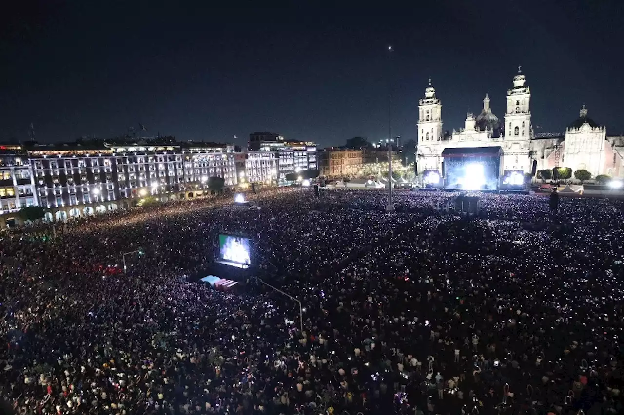 A ritmo de ‘Saoko’, Rosalía abre concierto en el Zócalo