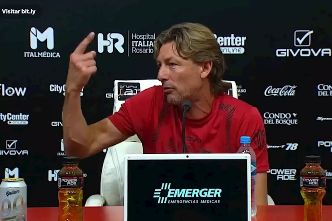 Gabriel Heinze se enojó con un periodista cuando le cuestionó la posición en la cancha de un jugador de Newell’s en el partido con Argentinos Juniors