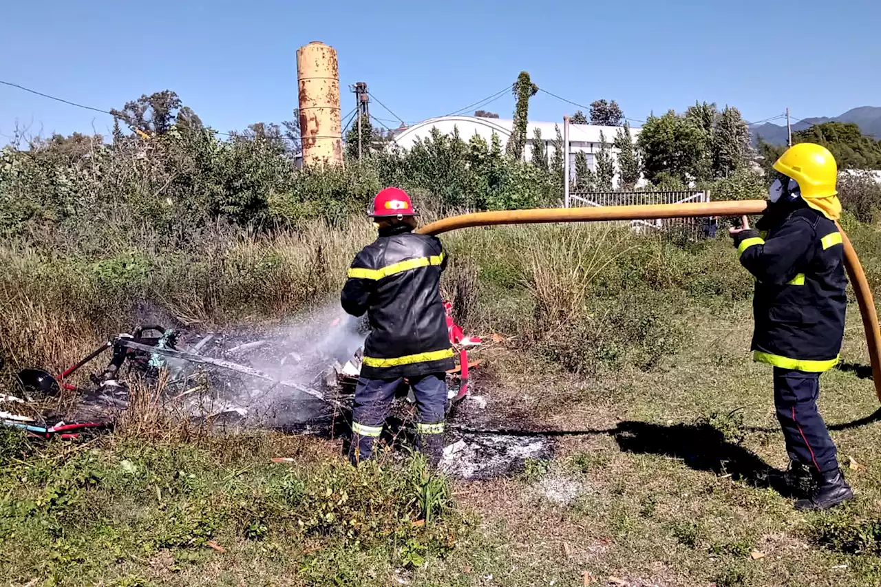 Un piloto murió tras estrellarse una avioneta en Salta