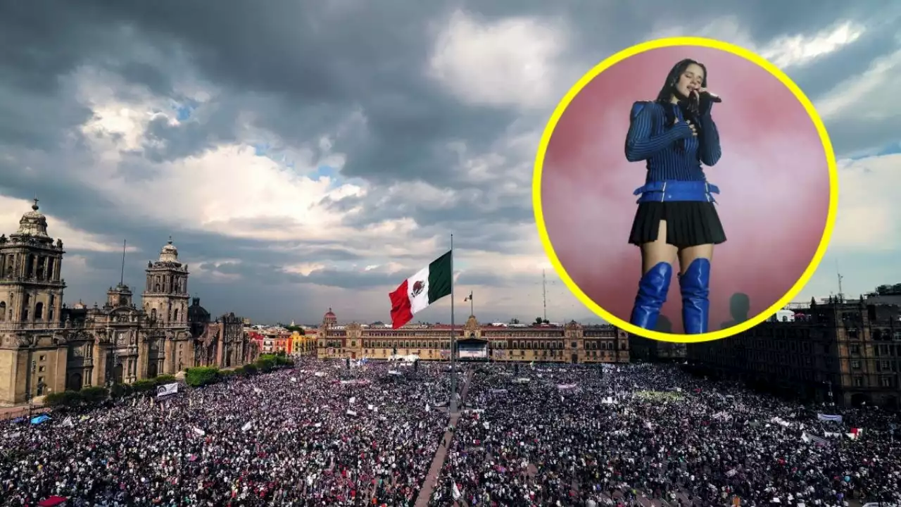 ¿Cuántas personas caben en el Zócalo y podrán entrar al concierto de Rosalía? ¿Qué hago si me quedo fuera?