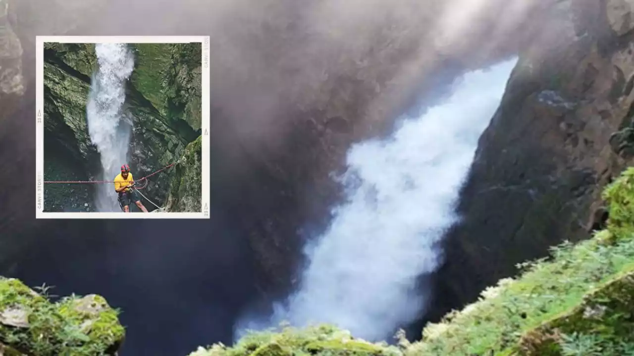 Rapel en la Sierra de Zongolica: Conoce el Sumidero de Popoca