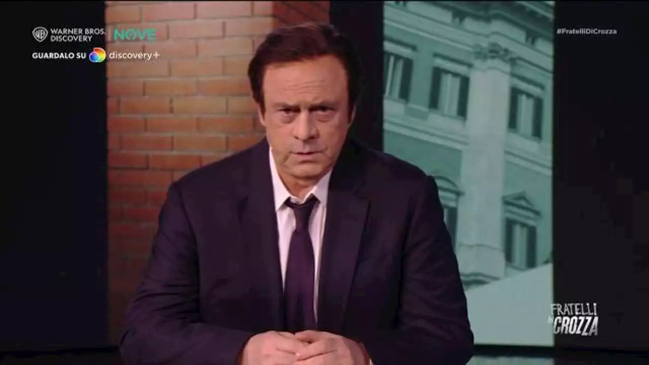 Crozza/Calenda: 'Nel ragù Renzi e la carne, io solo l'alloro: capite il mio dramma?'