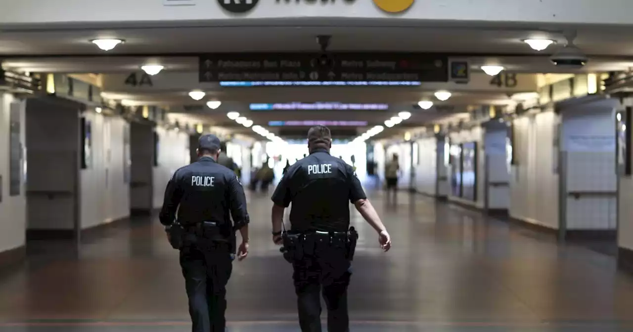 Police fire less lethal rounds at man armed with knife at Union Station