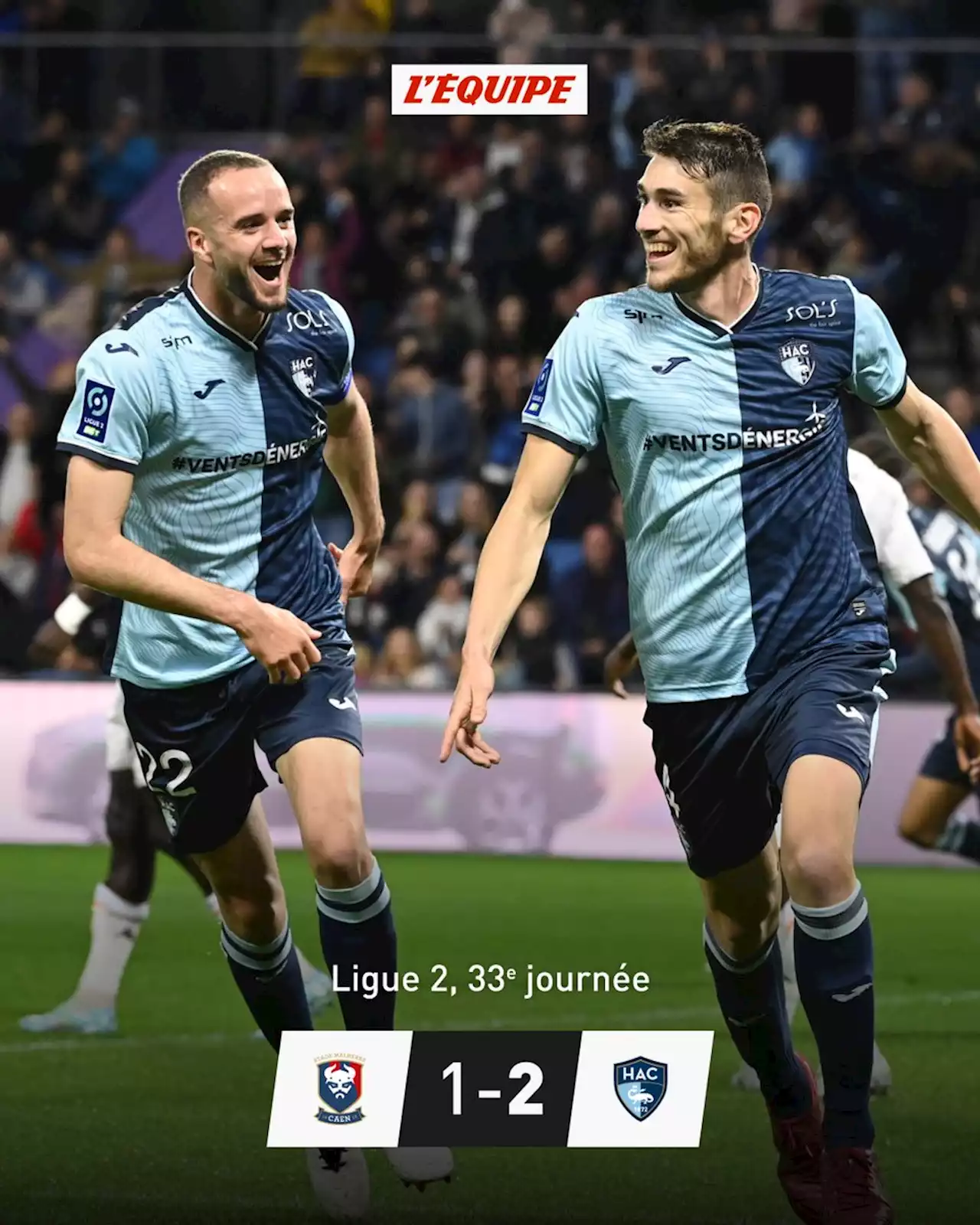 Le Havre s'impose en patron à Caen