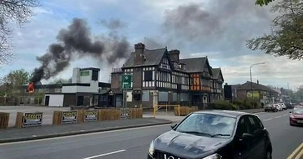 Fire crews called to blaze at former pub