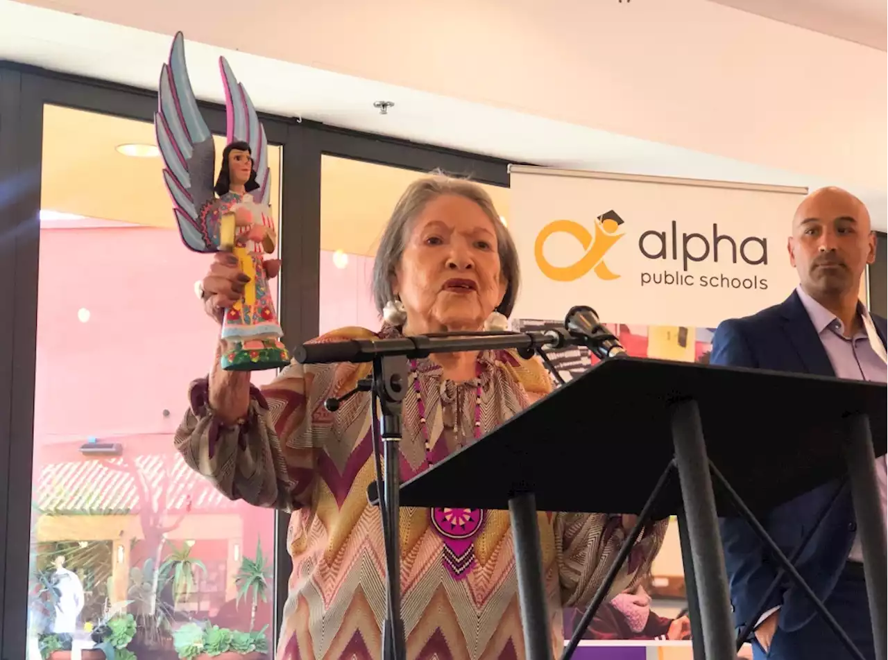 Alpha Public Schools honors Blanca Alvarado on its 10th anniversary