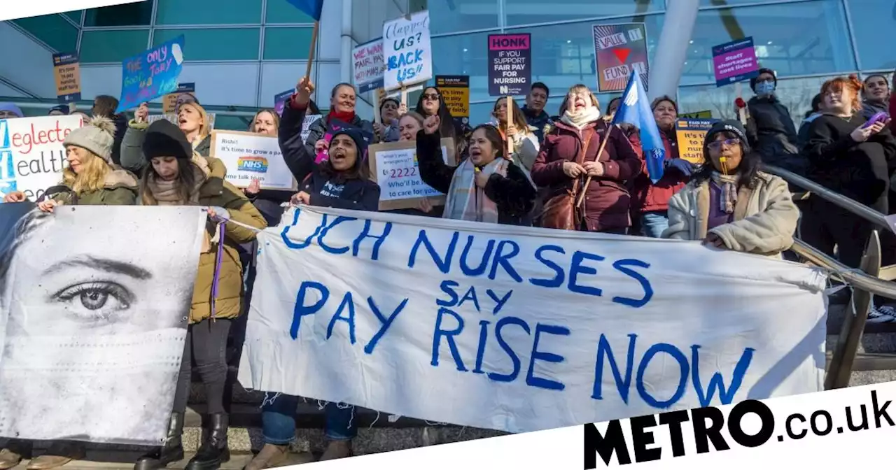 NHS prepares for 'exceptionally low' staff ahead of nurses' bank holiday strike