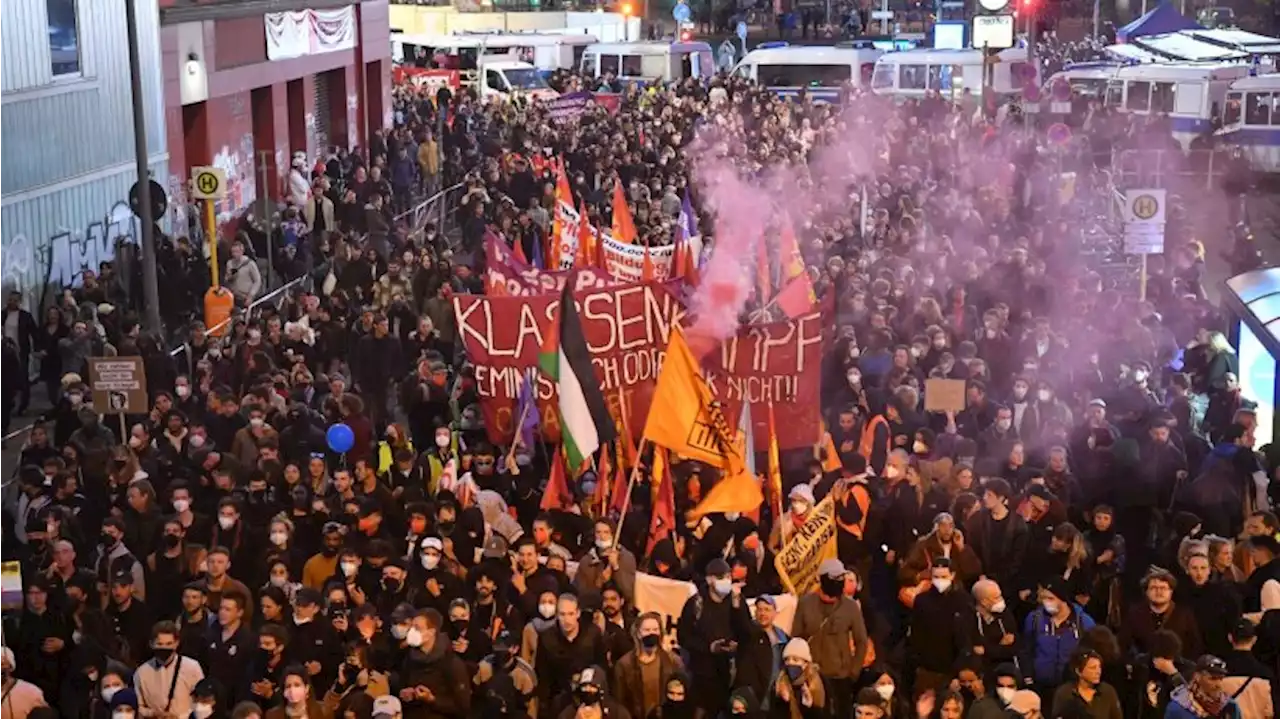 Polizei zum 1. Mai in Berlin mit 6300 Beamten im Einsatz