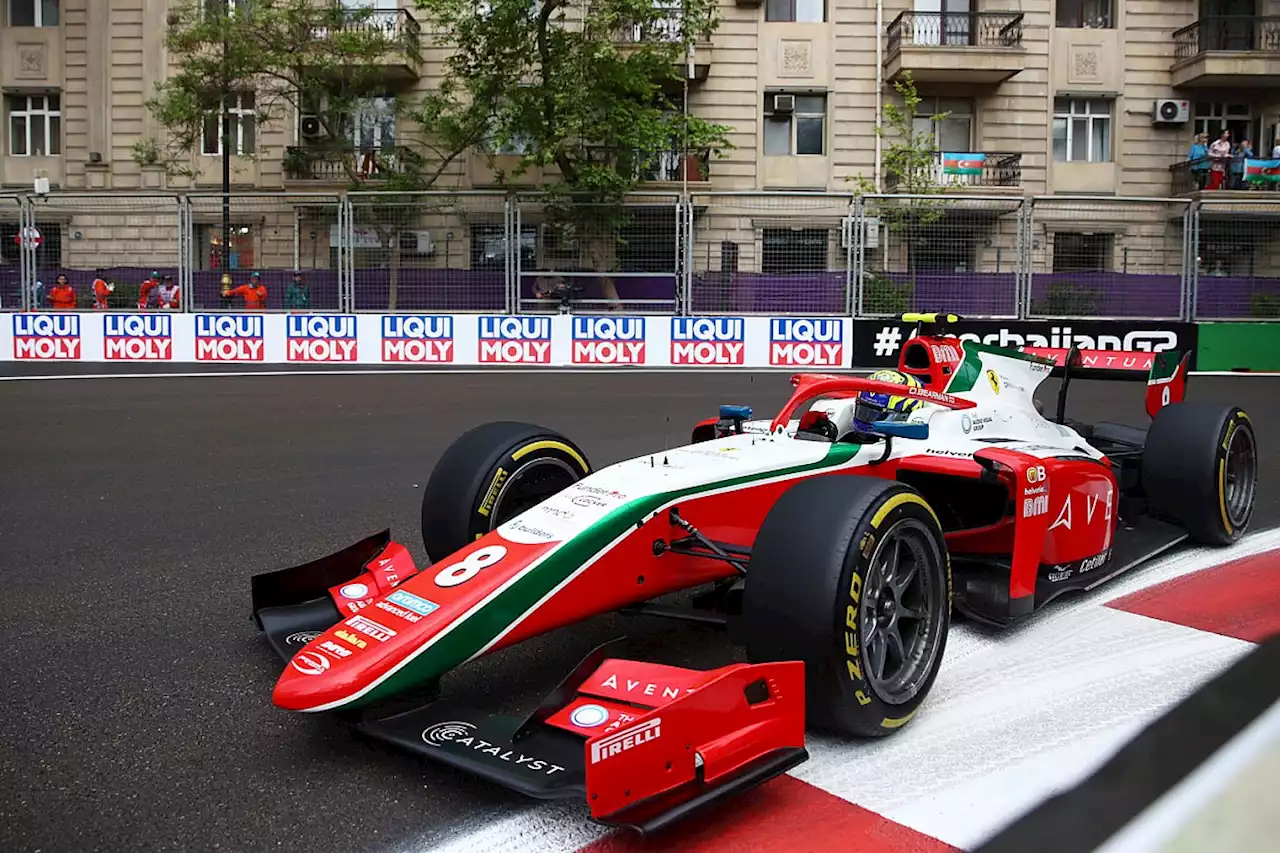 F2 Baku: Bearman clinches maiden win from ninth after chaotic sprint