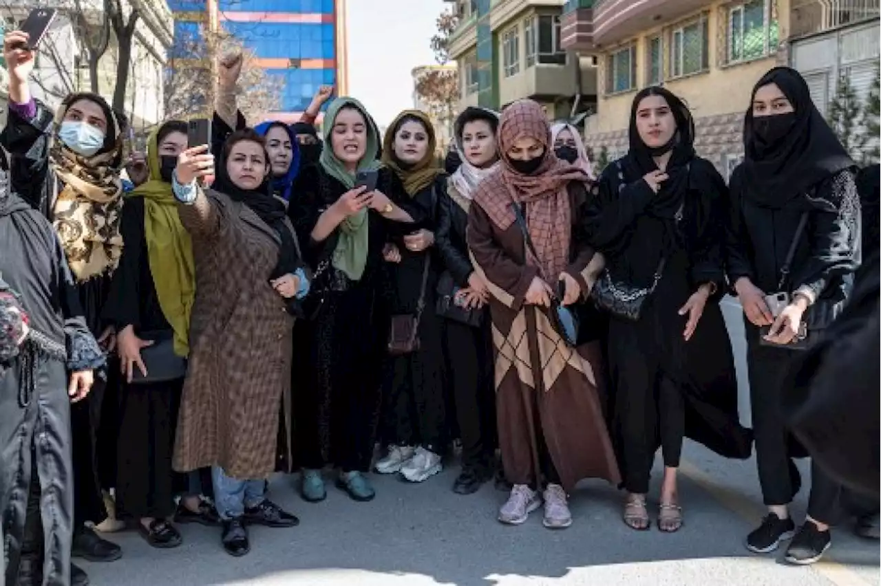 Afghan women protest against foreign recognition of Taliban | The Malaysian Insight