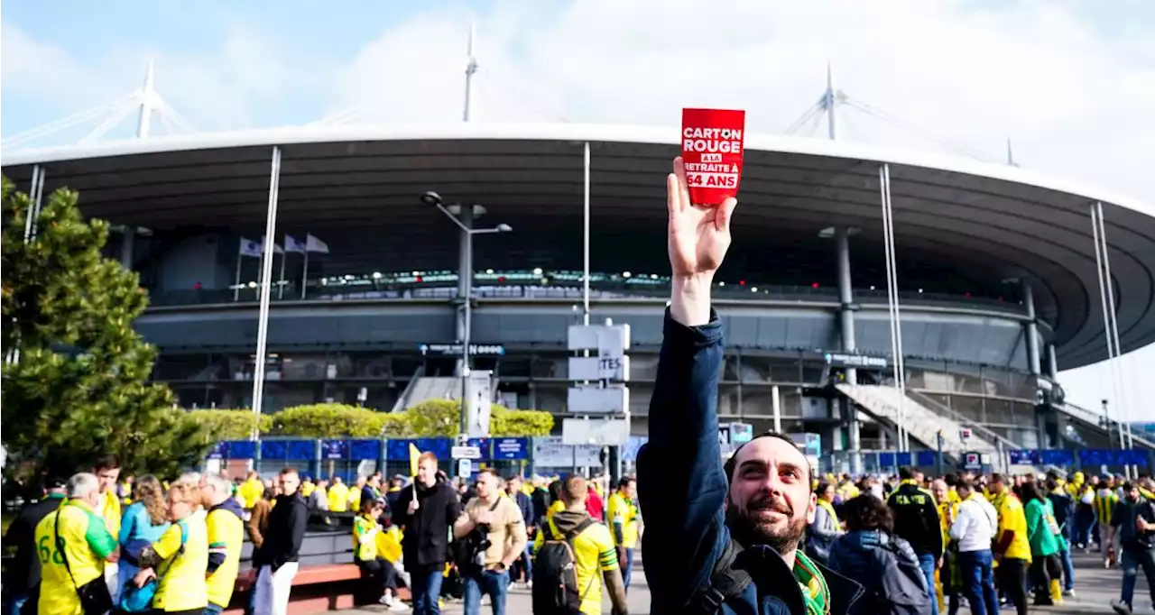 Nantes - Toulouse : marée jaune au Stade de France, les cartons rouges confisqués par les stadiers