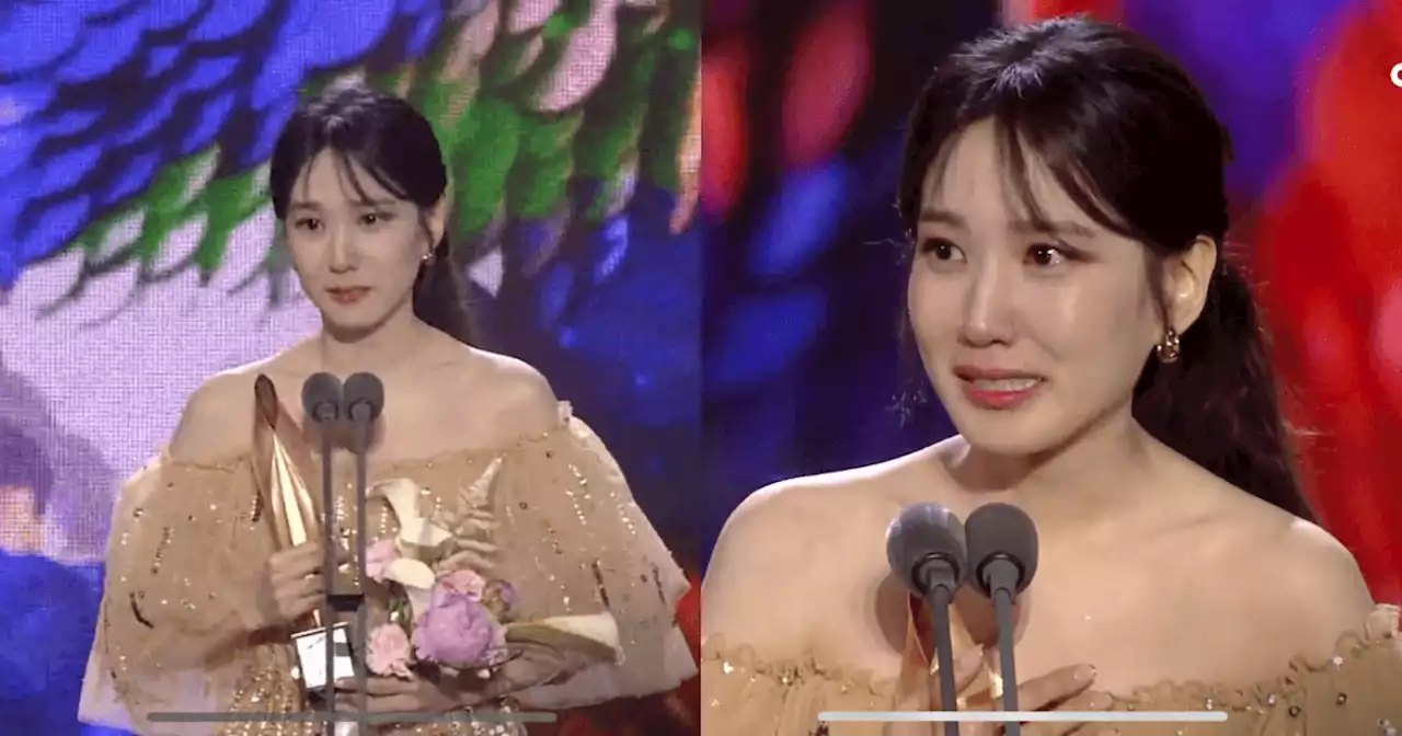 Park Eun Bin shares lessons from portrayal of Woo Young Woo in Daesang Award acceptance speech